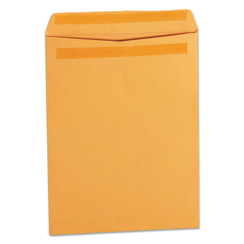 Self-stick Open End Catalog Envelope, #12 1/2, Square Flap, Self-adhesive Closure, 9.5 X 12.5, Brown Kraft, 250/box