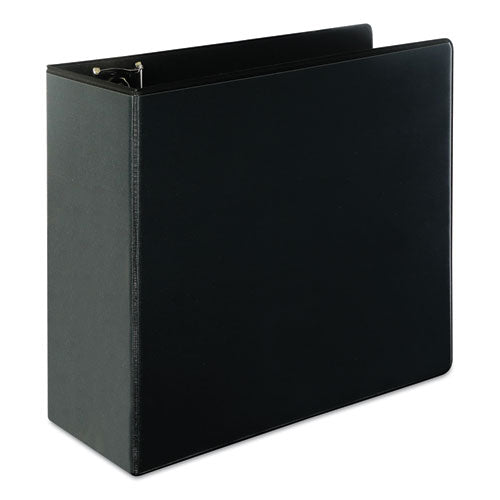 Slant D-ring View Binder, 3 Rings, 5" Capacity, 11 X 8.5, Black