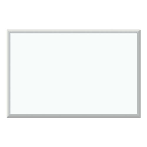 Melamine Dry Erase Board, 36 X 24, White Surface, Silver Aluminum Frame