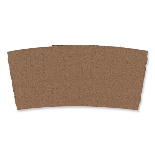 Cup Sleeves, Fits 10 Oz To 20 Oz Hot Cups, Kraft, 1,200/carton