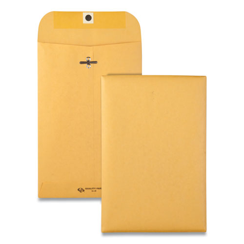 Clasp Envelope, 28 Lb Bond Weight Kraft, #55, Square Flap, Clasp/gummed Closure, 6 X 9, Brown Kraft, 500/carton