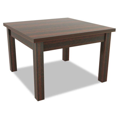 Alera Valencia Series Occasional Table, Rectangle, 23.63w X20d X20.38h, Mahogany