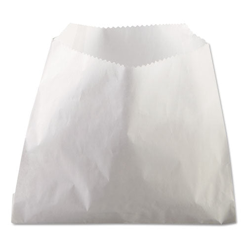 French Fry Bags, 5.5" X 4.5", White, 2,000/carton