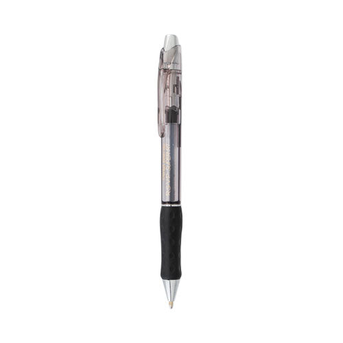 R.s.v.p. Super Rt Ballpoint Pen, Retractable, Medium 1 Mm, Black Ink, Black Barrel, Dozen