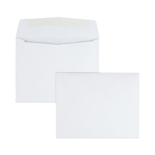 Open-end Business Envelope, #6 3/4, Square Flap, Gummed Closure, 3.06 X 6.6, White, 125/box