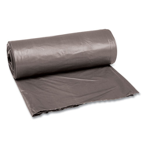 Low-density Waste Can Liners, 30 Gal, 0.95 Mil, 30" X 36", Gray, 25 Bags/roll, 4 Rolls/carton