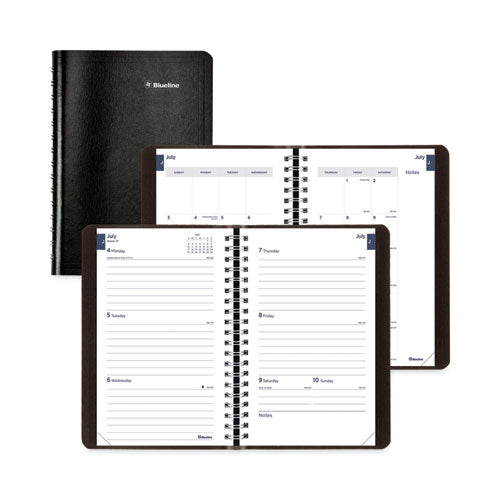 Academic Weekly/monthly Planner, 8 X 5, Black Cover, 13-month (jul To Aug): 2023 To 2024