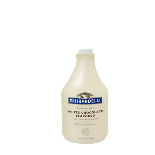 Ghirardelli White Chocolate Sauce Pump Bottle-87.3 oz.-6/Case