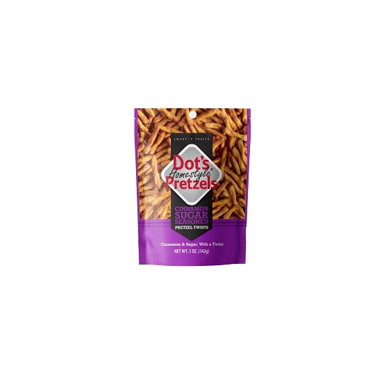 Dot's Pretzels Cinnamon Sugar-5 oz. Bag-10/Case