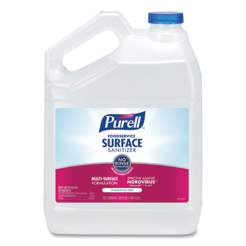 PURELL Foodservice Surface Sanitizer Fragrance Free 1 Gal Bottle 4/Case