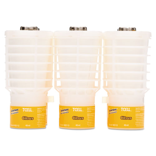 Rubbermaid Commercial Tcell Microtrans Odor Neutralizer Refill Citrus 1.62 Oz 6/Case