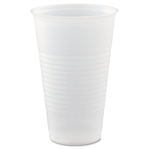 Dart High-impact Polystyrene Cold Cups 16 Oz Translucent 50 Cups/sleeve 20 Sleeves/Case