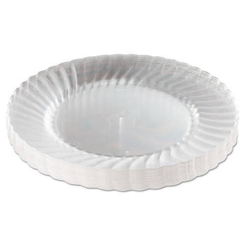 WNA Classicware Plastic Plates 9" Dia Clear 12 Plates/pack