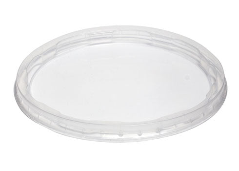 Deli Container Recessed Lid Fits 8-32 Oz. Bases Clear 50/Pack 500/Case