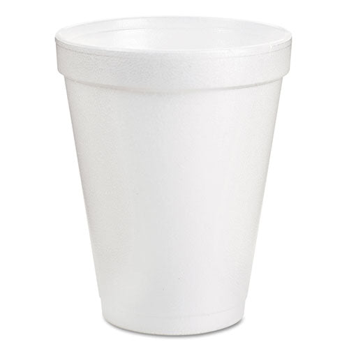 Dart Foam Drink Cups 8 Oz White 25/pack