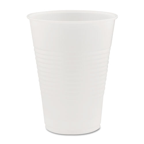 High-impact Polystyrene Cold Cups, 9 Oz, Translucent, 100 Cups/sleeve, 25 Sleeves/carton