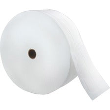 LoCor Premium Jumbo Bath Tissue - 2 Ply - 3.30" x 1200 ft - White - Virgin Fiber - Soft, Comfortable - For Bathroom, Office, Lodging, School, Restaurant - 12 / Carton
