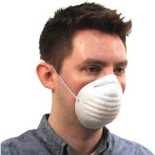 ProGuard Disposable Nontoxic Dust Mask - Pollen, Dust, Grass Protection - White - 600 / Carton