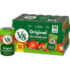 V8 Original Vegetable Juice - Ready-to-Drink - 5.50 fl oz (163 mL) - Can - 48 / Carton