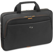 Urban Slim Brief, Fits Devices Up To 15.6", Polyester, 16.5 X 2 X 11.75, Black