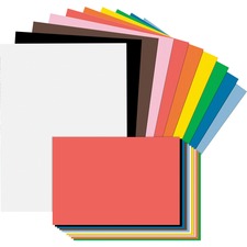 Tru-ray Construction Paper, 76 Lb Text Weight, Assorted, Assorted, 100 Sheets/pack, 20 Packs/carton