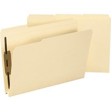 Top Tab Manila Expansion Fastener Folders, 1.5" Expansion, 2 Fasteners, Legal Size, Manila Exterior, 50/box