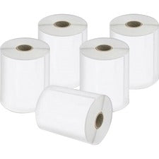 Lw Extra-large Shipping Labels, 4" X 6", White, 220 Labels/roll, 5 Rolls/pack