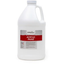 Acrylic Paint, White, 64 Oz Bottle