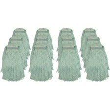 Genuine Joe Blended Yarn Green Mophead - Yarn