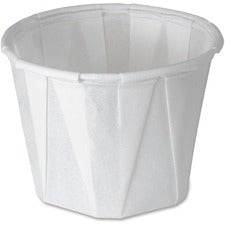 Paper Portion Cups, 1 Oz, White, 250/bag, 20 Bags/carton