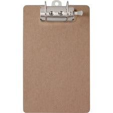 Recycled Hardboard Archboard Clipboard, 2.5" Clip Capacity, Holds 8.5 X 11 Sheets, Brown