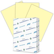 Colors Print Paper, 20 Lb Bond Weight, 8.5 X 11, Canary, 500/ream