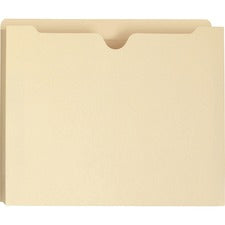 Manila File Jackets, 2-ply Straight Tab, Letter Size, Manila, 50/box