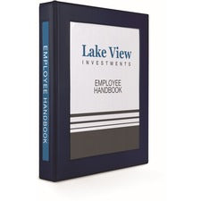 Framed View Heavy-duty Binders, 3 Rings, 1" Capacity, 11 X 8.5, Navy Blue