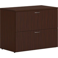 Mod Lateral File, 2 Legal/letter-size File Drawers, Traditional Mahogany, 36" X 20" X 29"