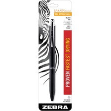 Sarasa Grand Gel Pen, Retractable, Medium 0.7 Mm, Black Ink, Black Barrel