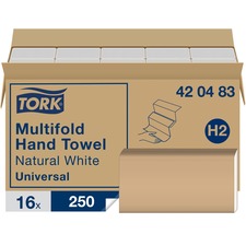 Multifold Towels, 1-ply, 9.13 X 9.5, Natural White, 250/pack, 16 Packs/carton