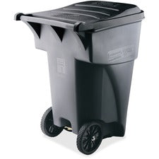 Brute Roll-out Heavy-duty Container, 95 Gal, Polyethylene, Gray