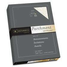 Parchment Specialty Paper, 32 Lb Bond Weight, 8.5 X 11, Ivory, 250/pack