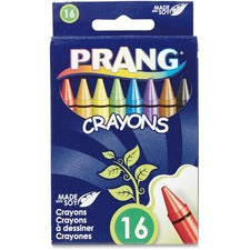 Crayons Made With Soy, 16 Colors/box