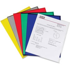 Poly Project Folders, Letter Size, Assorted Colors, 25/box