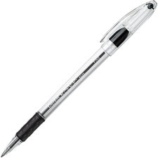 R.s.v.p. Ballpoint Pen, Stick, Fine 0.7 Mm, Black Ink, Clear/black Barrel, Dozen