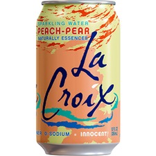 LaCroix Peach-Pear Flavored Sparkling Water - Ready-to-Drink - 12 Fl Oz (355 ML) - 2 / Carton / Can