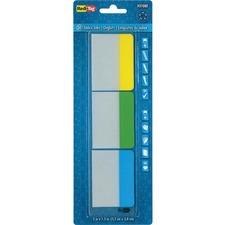 Write-on Index Tabs, 1/5-cut, Assorted Colors, 2" Wide, 30/pack