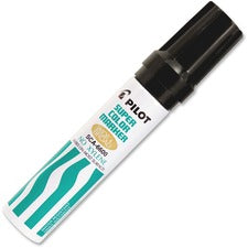 Jumbo Refillable Permanent Marker, Broad Chisel Tip, Black