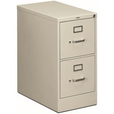 510 Series Vertical File, 2 Letter-size File Drawers, Light Gray, 15" X 25" X 29"