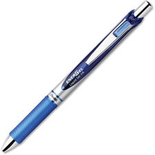 Energel Rtx Gel Pen, Retractable, Medium 0.7 Mm, Blue Ink, Blue/gray Barrel