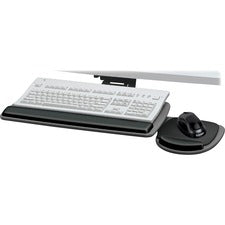 Adjustable Standard Keyboard Platform, 20.25w X 11.13d, Graphite/black
