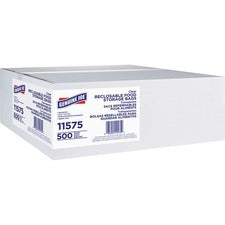 Genuine Joe Food Storage Bags - 6.50" Width x 5.88" Length - 1.15 mil (29 Micron) Thickness - Clear - 6000/Carton - Food, Beef, Poultry, Seafood, Vegetables