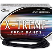 X-treme Rubber Bands, Size 117b, 0.08" Gauge, Black, 1 Lb Box, 200/box